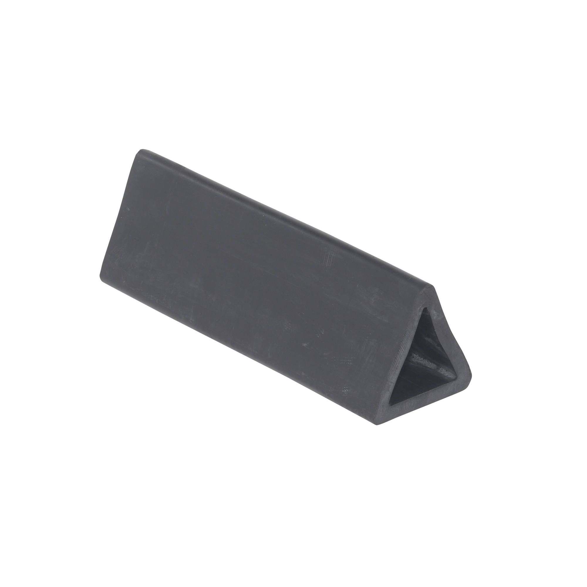 Vestil Molded Rubber Extruded Triangular Bumper - 12in. Length, Heavy-Duty, Model# M-ET-2-12